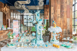1000+环保主题月展美图！抽象派翻糖、蔚蓝星球甜品台，太会玩创意啦！